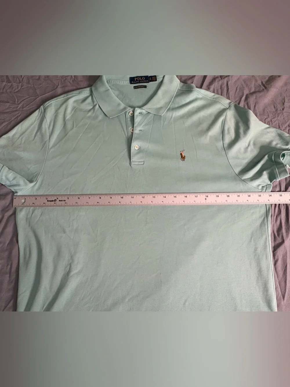 Polo by Ralph Lauren Men’s Mint Green Cotton Polo